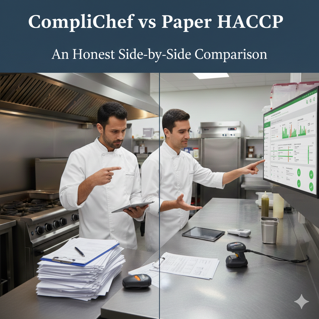 CompliChef vs Paper HACCP — An Honest Side-by-Side Comparison