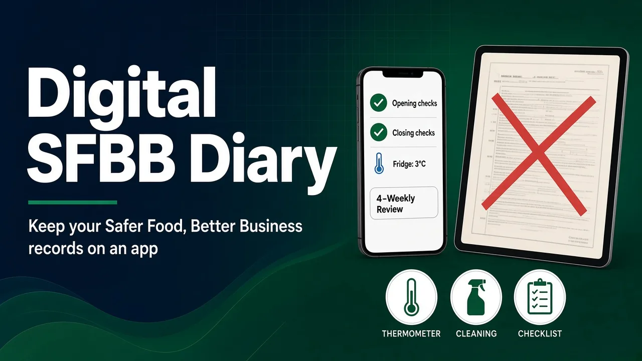 Digital SFBB: Can You Keep Your Safer Food Better Business Diary on an App?
