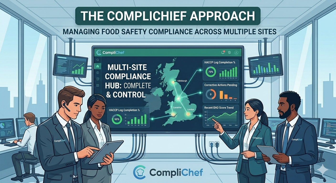 Managing Food Safety Compliance Across Multiple Sites — The CompliChef Approach